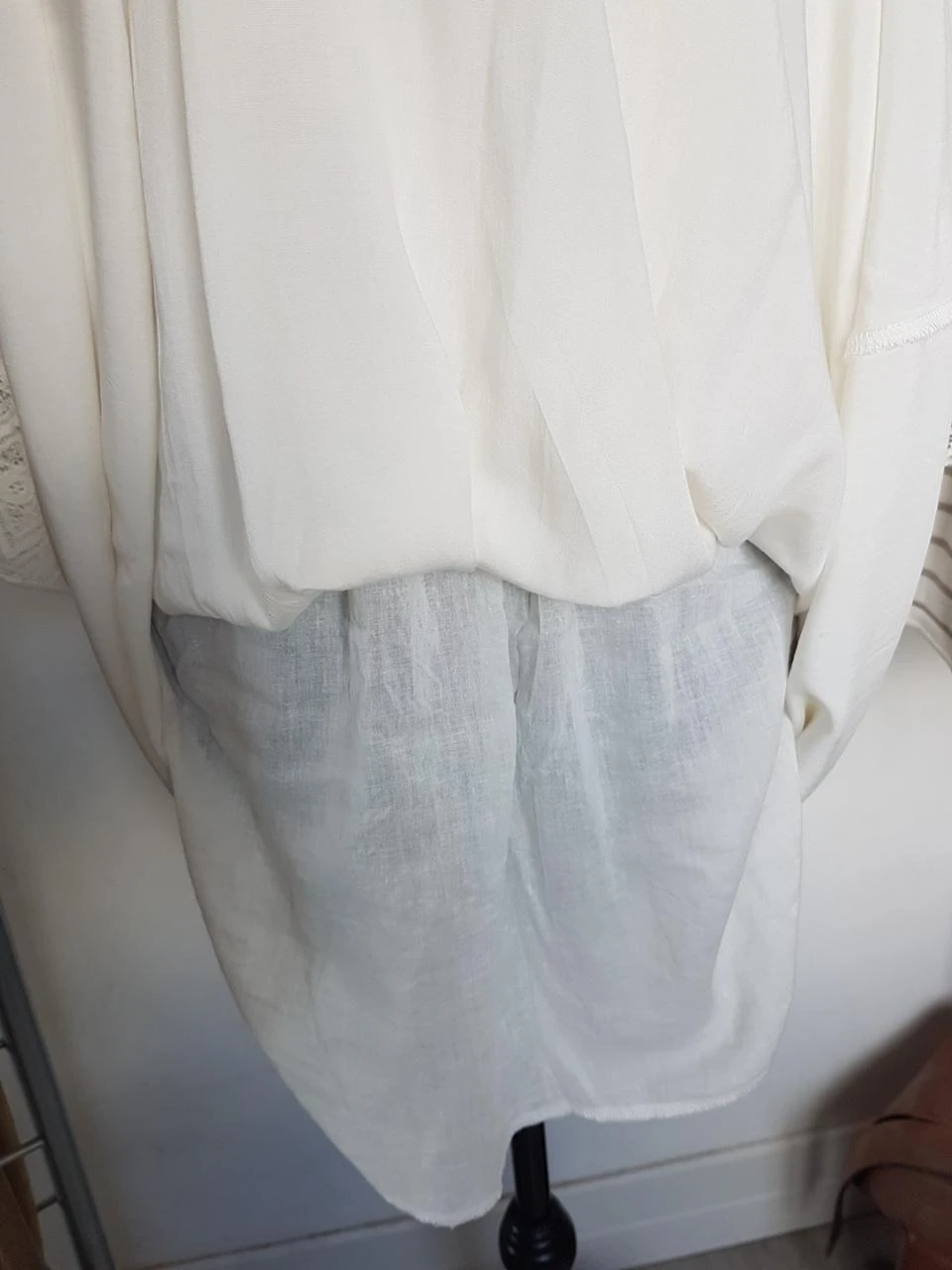 Vestido branco quebrado – photo 3